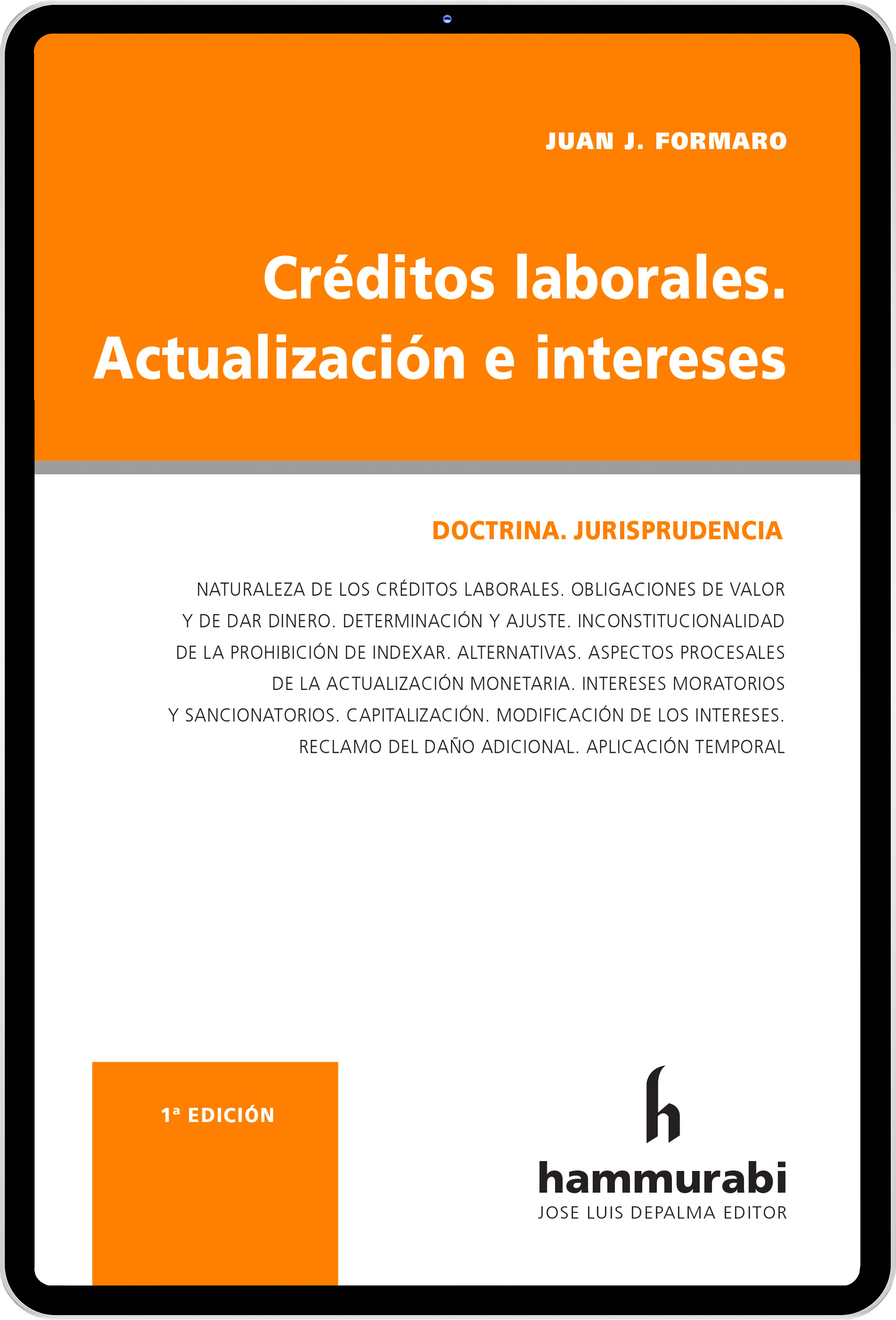 Créditos laborales. Actualización e intereses